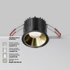 Миниатюра фото встраиваемый светодиодный светильник maytoni alfa led dl043-01-15w4k-rd-b-1 | 220svet.ru